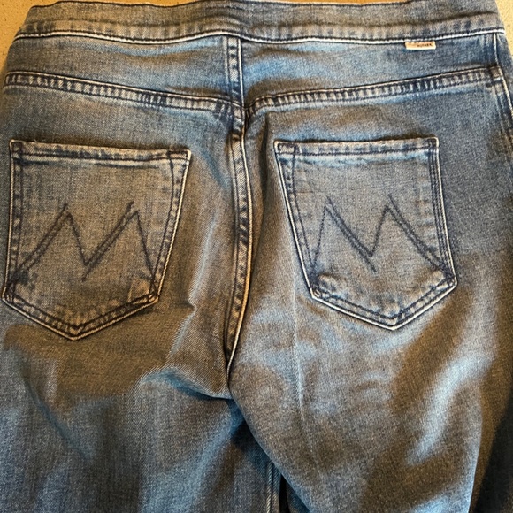 MOTHER denim 29 wide leg button front - Picture 5 of 5